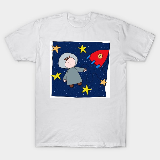 Spaceman T-Shirt by Jonesyinc